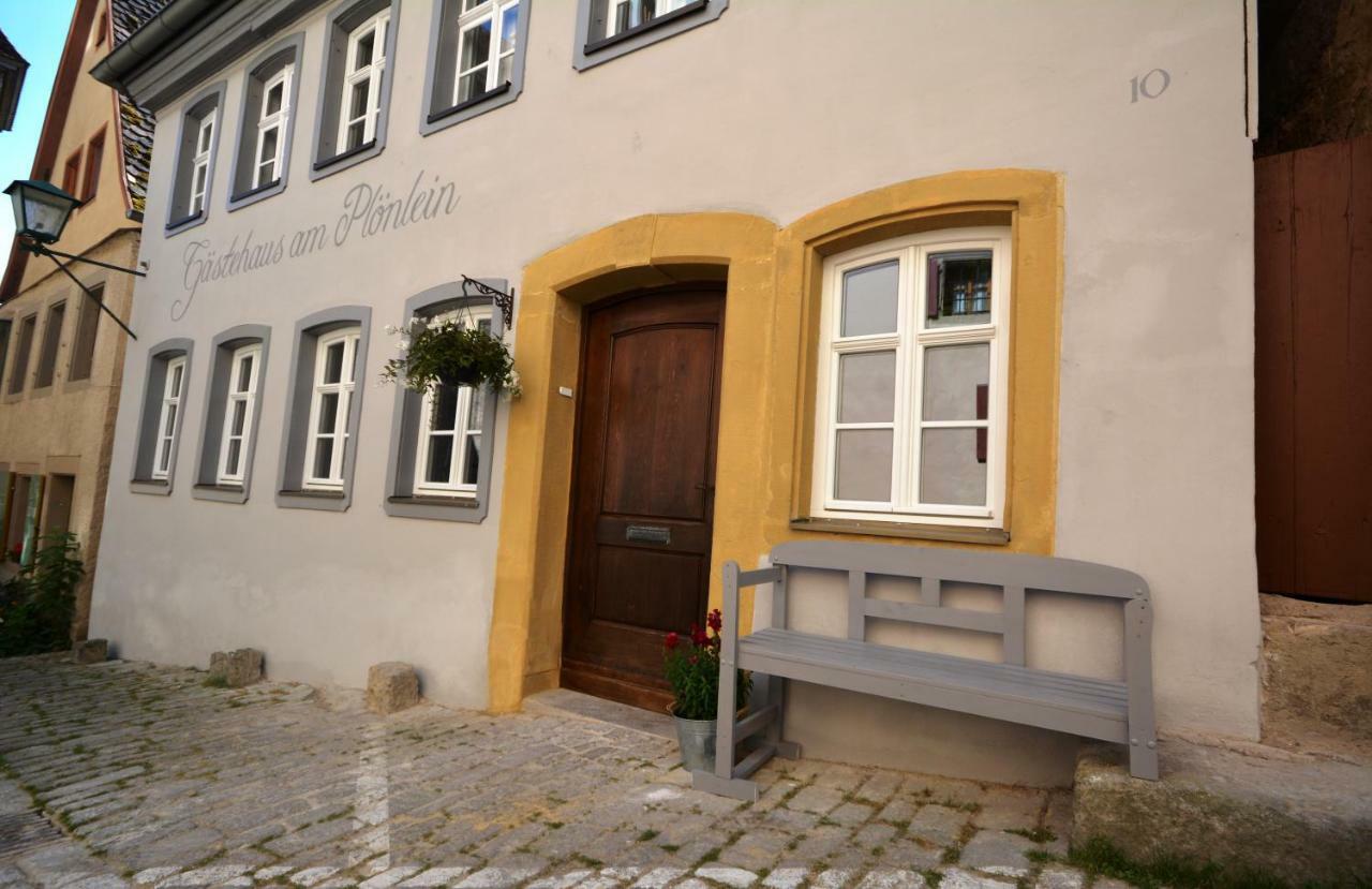 Ferienwohnung Gästehaus am Plönlein Rothenburg ob der Tauber Exterior foto